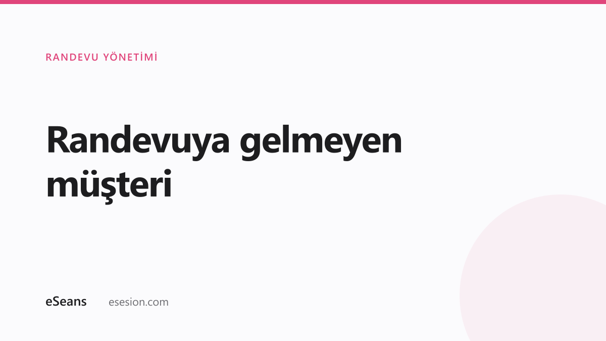 Boş kalan randevu saatini gösteren takvim görseli